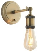 Endon 97245 - Настенно спот осветително тяло HAL 1xE27/10W/230V месинг