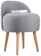 Табуретка NIKI, Ø 46 см, сива