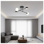 Плафонен полилей HOLON 2xG9/8W/230V + 2xGX53/12W черен