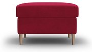 Червена кадифена табуретка Kyoto – Cosmopolitan Design