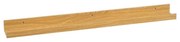 Рафт за картини от дъб в естествен цвят 80 cm – Casa Selección