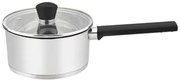 Касерола с капак ZEPHYR ZP 1210 SB16K, 2 литра, 16х10.5 см, Многослойно дъно, Индукция, Инокс