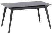 Разтегателна трапезна маса LAGOW - черна