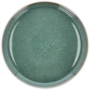 Бяла/зелена глинена чиния ø 27 cm Gastro White/Green – Bitz