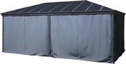 Завеси за пергола Hesperide Belize, Сиви шисти, 3.6x6 m