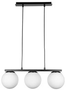 Пендел ТРЕВИЗО, черен/бял, 3хE27