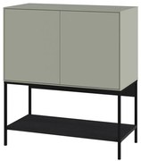 Зелено-черно шкафче 80x90x40 cm Amira – Marckeric