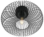 Nordlux - Таванно осветително тяло BERONI 1xE27/60W/230V Ø 40,3 см, черно