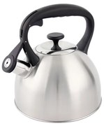 Свирещ чайник Golden Sea GS-04156D, 2,1литра, неръждаема стомана, термо дръжка, мат