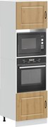 3315040 vidaXL Шкафове за фурна, 2 бр., "Kalmar", дъб Artisan, инженерна дървесина