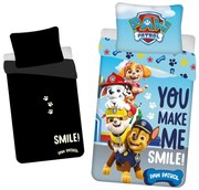Единично памучно детско спално бельо със светещ ефект 140x200 cm Paw Patrol – Jerry Fabrics
