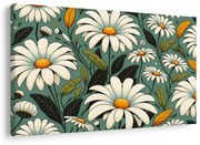 Картина на платно – Разцъфнали маргаритки