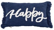 Декоративна възглавница 50x30 cm Cotton Slub Happy - Tiseco Home Studio