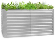Blumfeldt Blum High Grow Straight, повдигнато цветно легло, 200x90x100 cм, 1800l, стомана