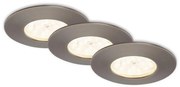 Briloner 7231-031-К-кт 3x LED Димируема лампа за баня LED/5,5W/230V IP44