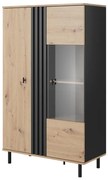 Витрина BADIA дъб/антрацит