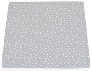 МОНИ HUGZZZ Матрак за кошара за игра 88/88/5 см. COMFORT СИВ/БЕЛИ ЗВЕЗДИ