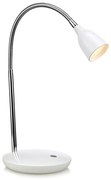 Бяла LED настолна лампа (височина 41,5 cm) Tulip – Markslöjd