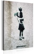 Печат на платно - Bomb Hugger от Banksy 60x90