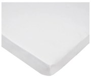 EKO - Водоустойчив чаршаф с ластик JERSEY 120x60 см бял