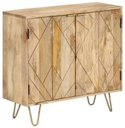 246155 vidaXL Сайдборд, 80x30x75 см, мангово дърво масив
