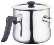 Млековарка Bohmann BH-1008-30, 3 литра, Двойна стена, Свиреща, Инокс