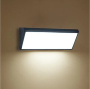 Brilagi - LED външно стенно осветително тяло TRIANGLE LED/42W/230V черно IP65