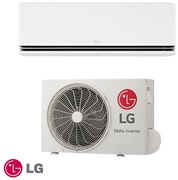 Инверторен климатик LG New Deluxe H12S1D.NS1 + H12S1D.U12, 12000 BTU, 26 м2, А+++, Wi-Fi, Йонизатор, R-32, Бял