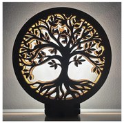 Li-Go 23648/DUB2 - Димируема настолна LED декорация LED/12W/230V 30x31 cm дъб