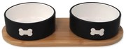 Керамичен комплект купички с основа за куче ø 13 cm Dog Fantasy – Plaček Pet Products