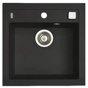 ALVEUS 1149133 - Кухненска мивка FORMIC 52x51 см гранит/черен