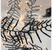 LED външен коледен гирлянд CLUSTER 1512xLED/8 функции 17 m IP44 топла бяла светлина
