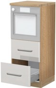 Висок подов шкаф за фурна Modena K14-60-2MB-Walnut - Gray light