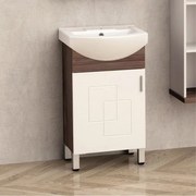 Долен шкаф за баня ICP 5086-1, Inter Ceramic, с умивалник, 85x40x50см