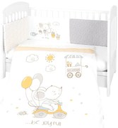 Kikka Boo - Бебешки спален комплект 2 части ЕU style 60/120 Joyful Mice