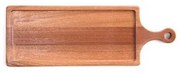 Дървена дъска за сервиране с дръжка 17х47х1.5 см HORECANO-(C050C)