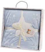 GAMBERRITOS Одеяло с шерпа 80х110 см ЗВЕЗДА СИНЬО