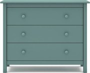 Нисък детски скрин от борова дървесина в цвят бензин 100x80 cm Max - Marckeric