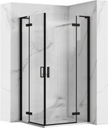 Душ кабина REA Hugo Double Black 80x80