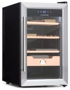 Klarstein El Presidente 48, Хумидор за пури, 48L ,  3 чекмеджета, 1 чекмедже от кедрово дърво