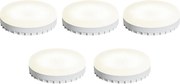 Комплект от 5 GX53 3-степенни димируеми до топло LED крушки 7W 750 lm 2700K-4000K