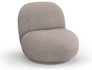 Бежово кресло от плат букле Chuck – Micadoni Home