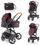 Детска комбинирана количка LUMINA LORELLI - Red