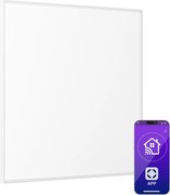 Klarstein Wonderwall 360 Smart, инфрачервена печка, 60 x 60 cm, 360 W, седмичен таймер, IP24, бяла