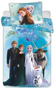 Синьо памучно детско спално бельо 100x135 cm Frozen "Blue" – Jerry Fabrics