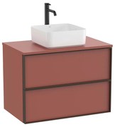 Мебел с две чекмеджета за умивалник върху плот или в плот A851994552, 80х49х58см