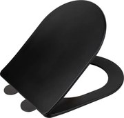 WENKO 26029100 - Тоалетна седалка GALATI 46x36 см черна