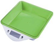 Кухненска дигитална везна ZEPHYR ZP 1651 LS, 5 кг, LCD екран, Включена батерия, Зелен
