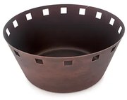 Horecano - Метален панер за хляб кръгъл голям(20.25x9см)-SG-95321(B) ANTIQUE