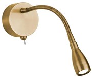 Searchlight 9917SB - LED стенно точково осветително тяло FLEXY LED/0,8W/230V